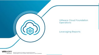 VCF Operations: Reporting in VCF Operations