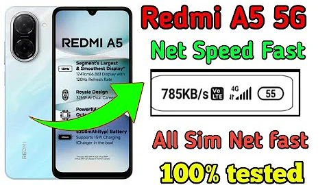 Redmi A5 Net speed fast kese karian 2025 || How to fast internet speed in Redmi A5 2025