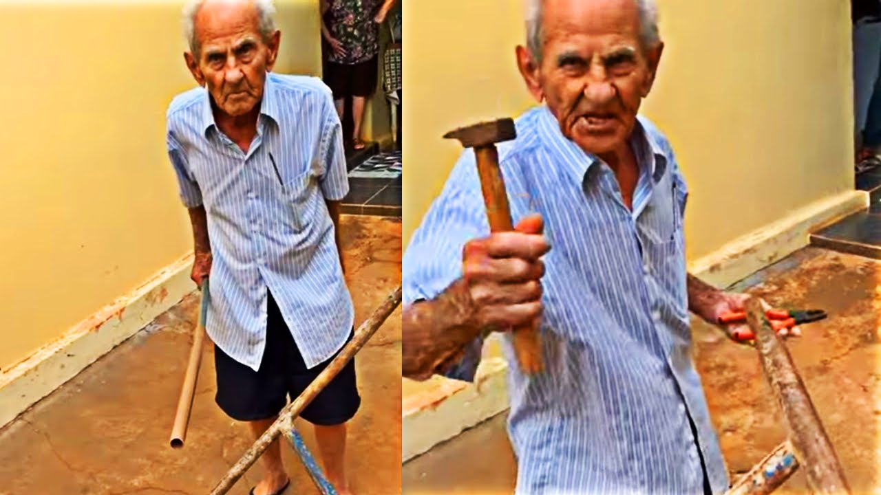 vovô ficou irritado com o caio😡😡E SAIU BATENDO EM TUDO😂😂😂😂😂😂😂