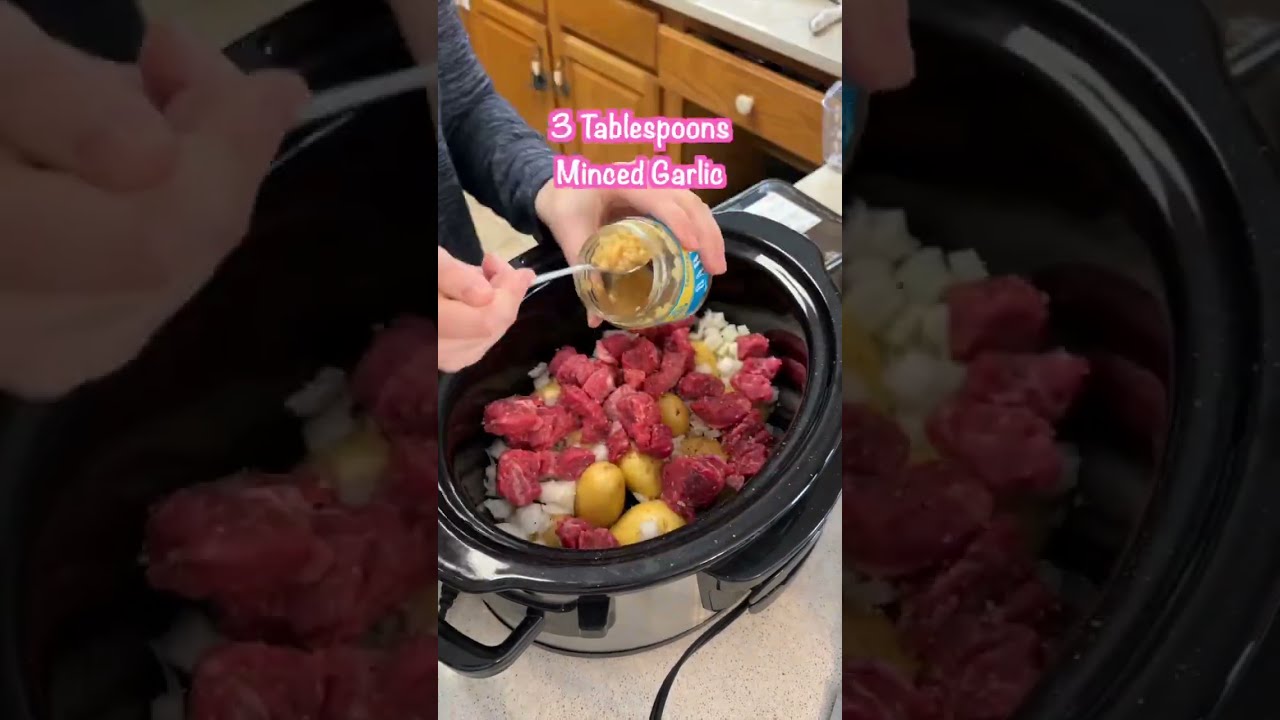 Crockpot Garlic Butter Beef And Potatoes Dinneridea Recipe