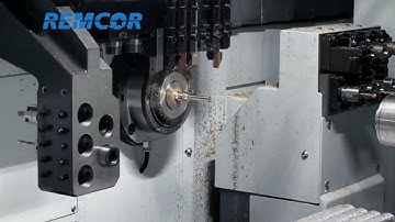 CNC SWISS LATHE MACHINE FOR PROCESSING THE COPPER BAR