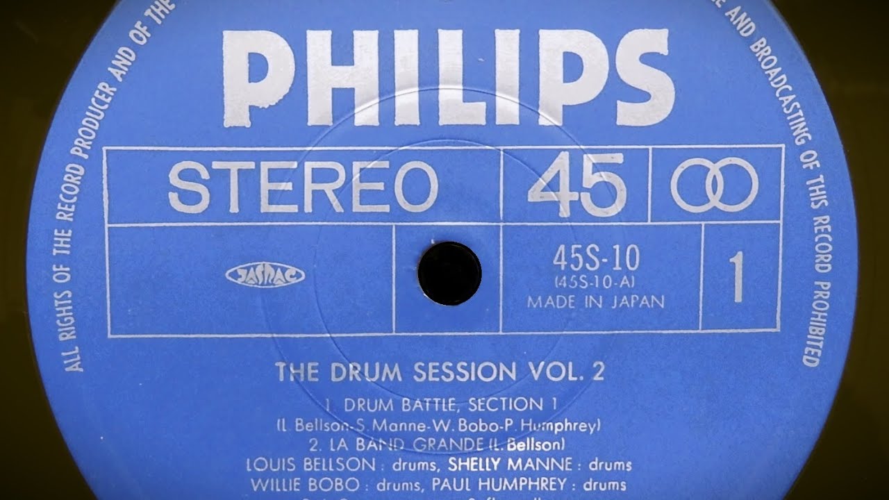 45回転LP「The Drum Session Vol.2」 - YouTube