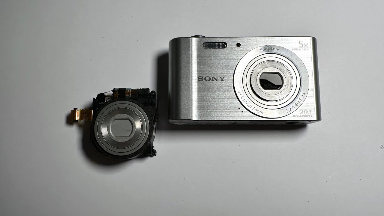 Sony Cyber-shot DSC W800 Digital Camera lens replacement - YouTube
