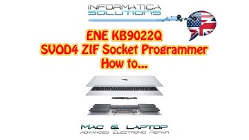 ENE KB9022Q Flashing Proccess with Svod4 Zif Socket Debugger