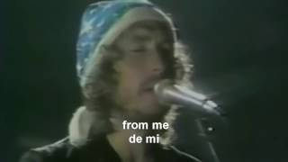 Video thumbnail of "BOB DYLAN - KNOCKIN´ ON HEAVEN´S DOOR (1975/1976) LIFE ESPAÑOL/INGLES"