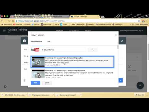 NEW Topics Feature // Google Classroom Instructional Video