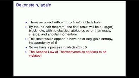 Raphael Bousso - Entropy and Complementarity in Gravity 1 of 4