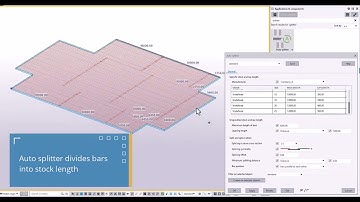 Auto splitter for rebar sets in Tekla Structures 2025