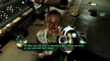 Fallout 3 Part 175 Mothership Zeta Part 13 - Spacewalk - No Commentary First Time Playing