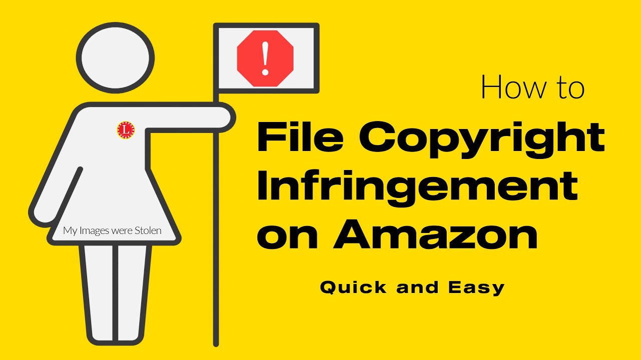How to Report / File Copyright Infringement on Amazon Take Down Stolen  Images and Products - YouTube