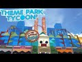 The Simpsons ride created in Roblox TPT2 Theme Park Tycoon 2