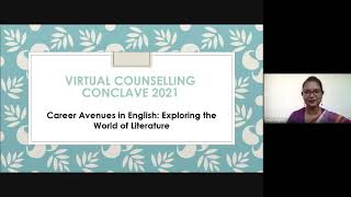 Virtual Career Counselling Conclave(Department  of English)2021 07 04 screenshot 4