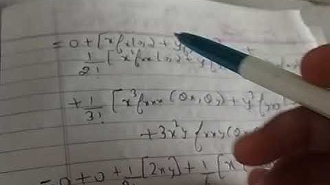 chapter 5 partial differentiation Exercise 5.4 continued lecture (32)