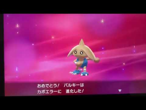 バルキーがカポエラーに進化する瞬間 ポケモンソード Youtube