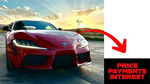 What I Paid For My Toyota Supra - Price, Payments, Interest Rate