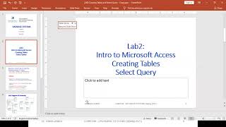 COMP344 Lab2 Creating Tables & SQL Query Part1