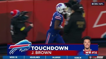 Josh Allen slings it to John Brown for DEEP TD