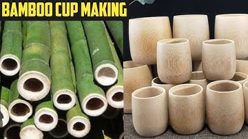 Bamboo cup making | how to make bamboo cup | bamboo cup design | bamboo cup diy | bamboo cup machine