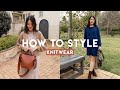 How To Style Different Knitwear | Fall Autumn Outfit Ideas Styling Knitwear