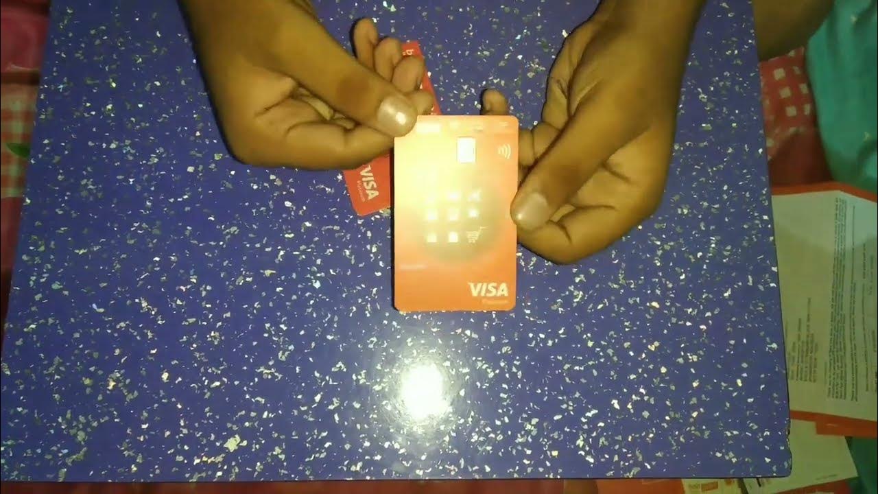 Bank of Baroda debit card unboxing visa platinum card bob debitcard YouTube