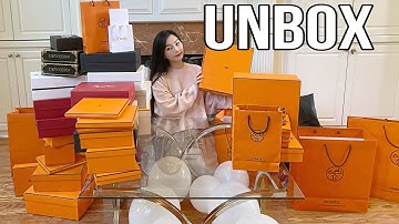 Unbox HERMES - Jimmy Choo - DIOR - Valentino - DolceGabbana -ZIMMERMANN ( Đập Hộp Quà Sinh Nhật ) 🥳