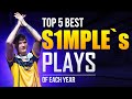 TOP 5 BEST S1MPLE PLAYS OF EACH YEAR! (ICONIC MOMENTS)