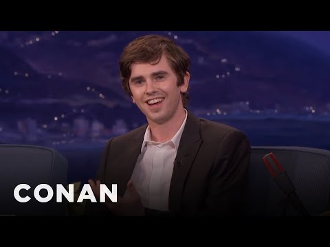 Freddie Highmore Found Killing People On "Bates Motel" Cathartic | CONAN on TBS