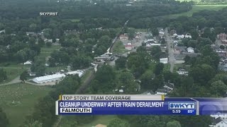 Cleanup underway after train derailment