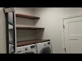 Laundry Room Storage Shelves Project Idea