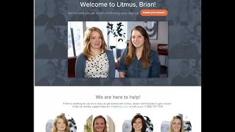 Litmus Welcome Video