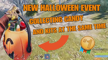 TAKING CANDY IN NEW HALLOWEEN EVENT |RUST CONSOLE PS5