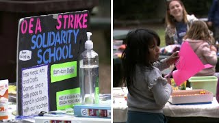 Oakland parent launches 'Solidarity School' as ongoing teachers' strike reaches day 6