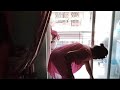 Glass door cleaning vlog  pink nighty cleaning vlogginglifestyle minivlog