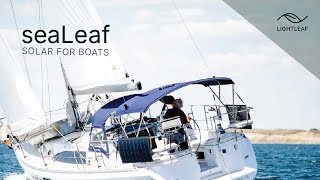 The seaLeaf: easyinstall solar panel for any sailboat.