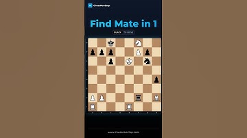 99% of Players Overthink This Simple Checkmate, But The Move is Obvious! | Mate in 1 #shorts #chess