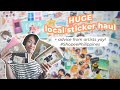HUGE sticker haul + artists' advice in starting your shop✨📬 Shopee stationery haul Philippines 🇵🇭