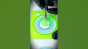 👁️‍🗨️What does this pattern look like?🤔 #Spirograph #2025 #shorts