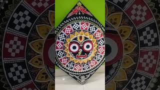Jai shree jagannath #lippanartwork #art #handmade #ytshorts #odishastories