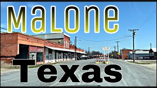 4K Malone TX - City Tour Drive Thru