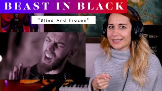 Beast In Black "Blind And Frozen" REACTION & ANALYSIS by Vocal Coach / Opera Singer