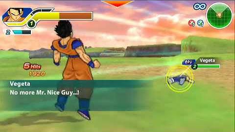 DBZ Tenkaichi Tag Team: Ulitmate Gohan vs SSJ2 Vegeta