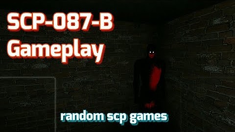 SCP-087-B mobile gameplay | walk-through no commentary (random scp games)