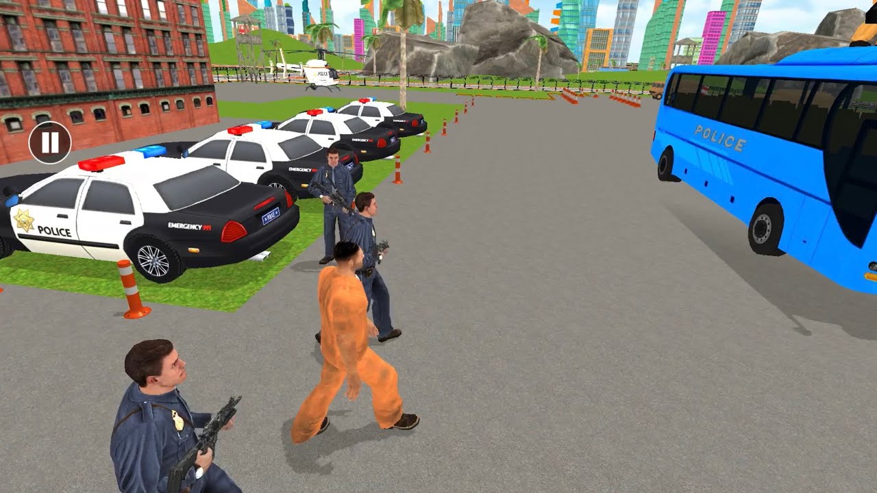 Us Police Prisoner Transport - Bus Driving Simulator - Android iOS gameplay Part 2