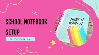 School Notebook Setup | The Happy Planner