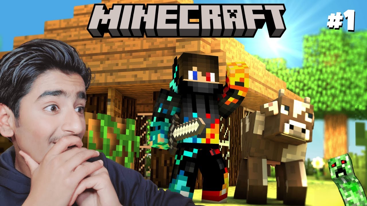 Playing Minecraft for the First Time EVER... (Minecraft #1) - YouTube