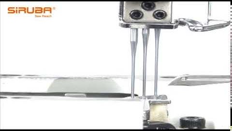 How to timing between Needle and Looper in SiRUBA Inter Lock Machine