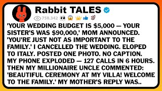 'Your Wedding Budget Is $5,000 — Your Sister's Was $90,000,' Mom Announced. 'You're Just Not As...
