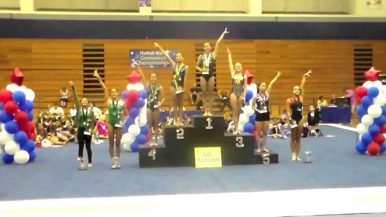 Berkana's Hawaii State Gymnastics Meet Level 4 YouTube