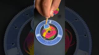 Made this design in 5 minutes. #satisfying #asmrvideo #spirograph #spirographart