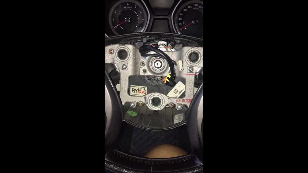 DIY EASY STEP How to Fix Airbag That Stays ON by replacing Clock
